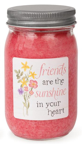 Fresh Flowers Friend Candle