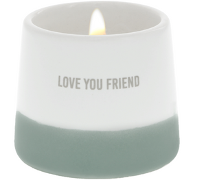 Love You Friend Soy Wax 2oz Candle Reveal