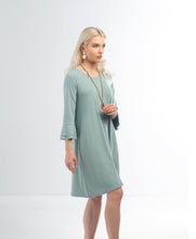 Load image into Gallery viewer, Eucalyptus Flutter Sleeve Dress
