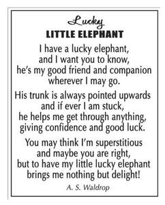 Lucky Little Elephant Charm