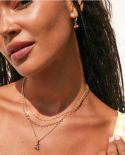 Load image into Gallery viewer, Kendra Scott Cherry Necklace Berry Opal in Gold or Silver
