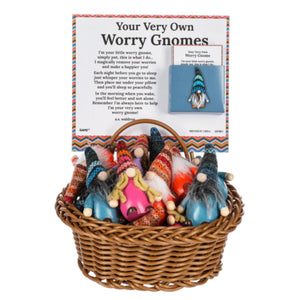 Your Very Own Worry Gnome with meaning card