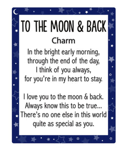 To The Moon & Back Charm