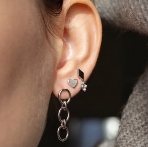 Gemma Silver Chain Earrings
