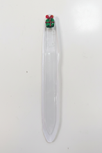 Load image into Gallery viewer, Glass Holiday Charm Nail Files
