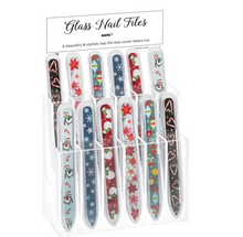 Load image into Gallery viewer, Holiday Glass Nail Files
