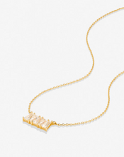 Load image into Gallery viewer, Bryan Anthonys Mom Baguette Pendant Necklace
