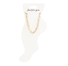 Load image into Gallery viewer, Stainless Steel Intertwined Hearts Anklet
