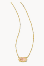 Load image into Gallery viewer, Grayson Short Rose Quartz Necklace in Gold or Silver
