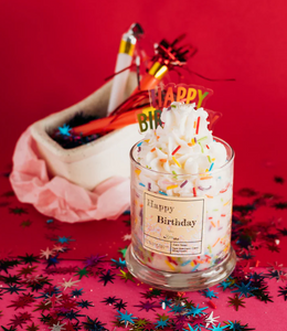 Happy Birthday Dessert Candle