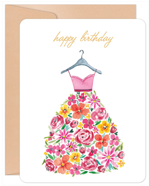 Happy Birthday Dress Card