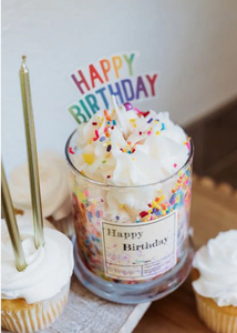 Happy Birthday Dessert Candle