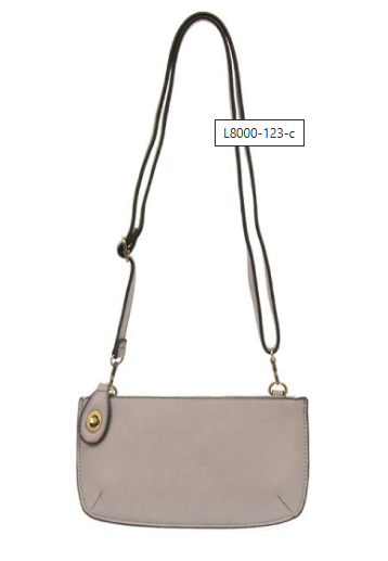 Harbor Grey Mini Clutch/Crossbody/Wristlet