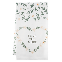 Load image into Gallery viewer, Heart Wreath Tea Towel- Love
