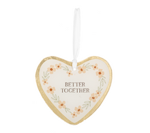 Load image into Gallery viewer, Heart Wreath with Love Message Ornament
