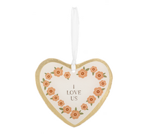 Load image into Gallery viewer, Heart Wreath with Love Message Ornament
