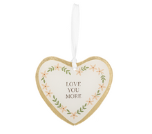 Load image into Gallery viewer, Heart Wreath with Love Message Ornament
