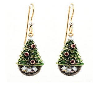 Holiday Tree with Presents Earrings