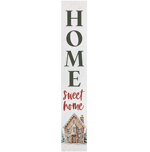 Home Sweet Home Gingerbread House Porch Board