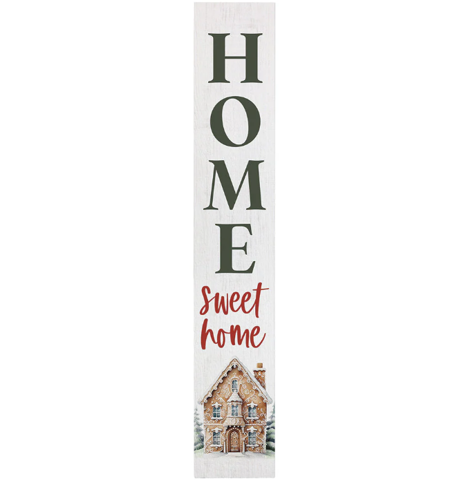 Home Sweet Home Gingerbread House Porch Board