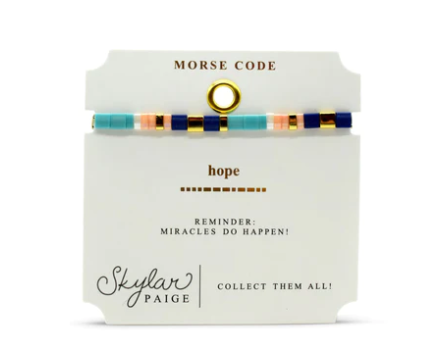 Hope Tila Morse Code Bracelet