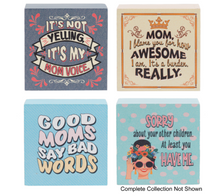 Load image into Gallery viewer, Humor Gift for Mom Block Talk
