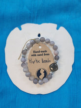 Load image into Gallery viewer, Natural Stone Bracelet with Sand from Myrtle Beach, SC
