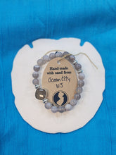 Load image into Gallery viewer, Natural Stone Bracelet with Beach Sand from Ocean City, NJ
