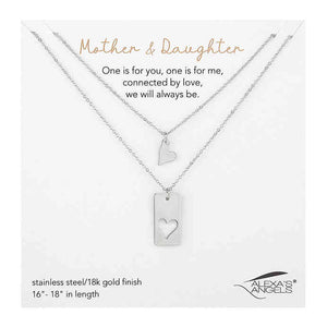 Mother and Daughter Necklace Gift Set