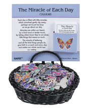 Load image into Gallery viewer, The Miracle of Each Day Butterfly Charm
