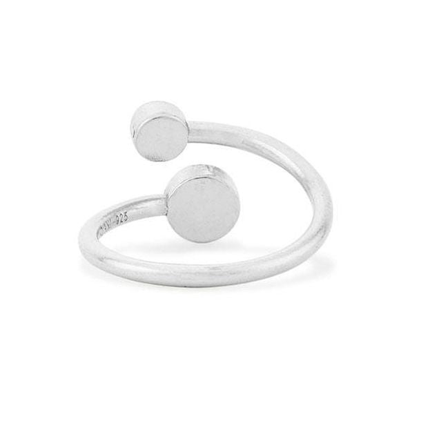 October Birth Month Ring Wrap Sterling Silver – Something Different ...
