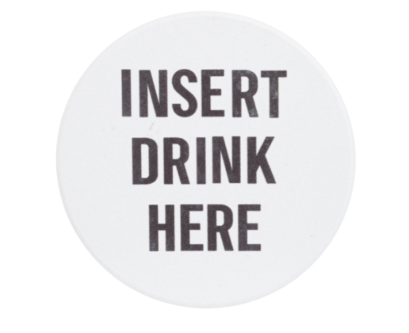 Insert Drink Here Car Coaster