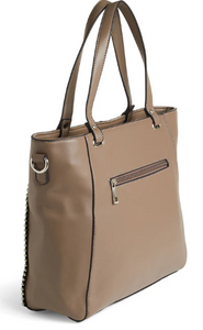 Jenna Studded Tote + Crossbody Mushroom