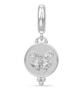 Jingle Bells Coin Silver Charm