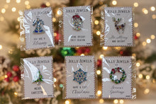 Load image into Gallery viewer, Holiday Jolly Jewel Pins

