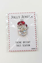 Load image into Gallery viewer, Holiday Jolly Jewel Pins
