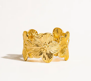 Josée 18K Gold Non-Tarnish Flower Ring