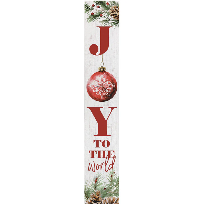 Joy to the World Ornament Porch Board