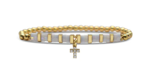 Just Bead It! - Cross Bracelet