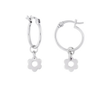 Load image into Gallery viewer, Kaia Hoop Earrings In Silver Or Gold

