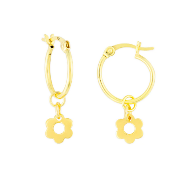 Kaia Hoop Earrings In Silver Or Gold
