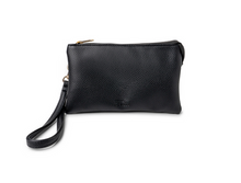 Load image into Gallery viewer, Kedzie Eclipse Convertible Wallet Crossbody or Wristlet in Black
