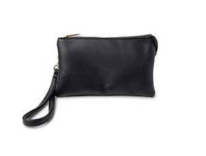 Kedzie Eclipse Convertible Wallet Crossbody or Wristlet in Black