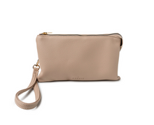 Load image into Gallery viewer, Kedzie Eclipse Convertible Wallet Crossbody or Wristlet in Cream
