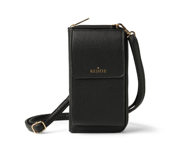 Kedzie Eclipse Smartphone Crossbody in Black