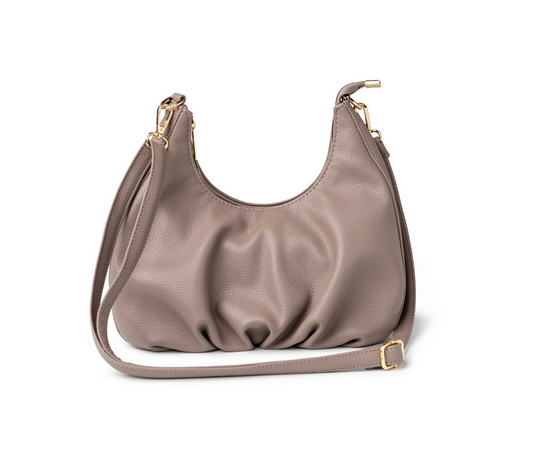 Kedzie Taupe/Gray Elle Shoulder Bag
