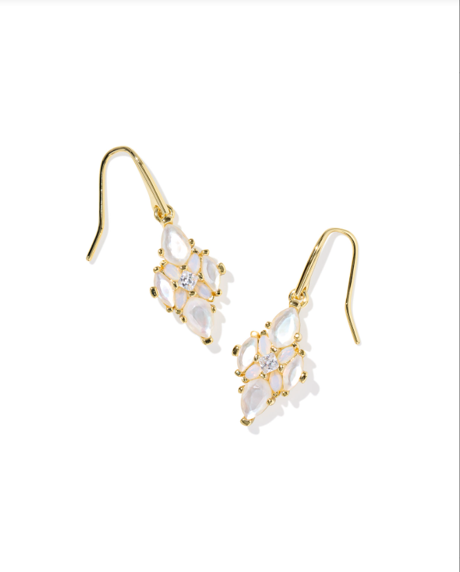 Kendra Scott Abbie Crystal Drop Earring Neutral Mix