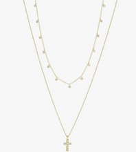 Load image into Gallery viewer, Kendra Scott Amelia Necklace Set Gold White Crystal
