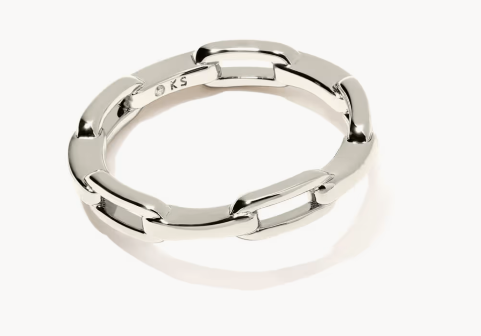 Kendra Scott Andi Band Ring Rhodium