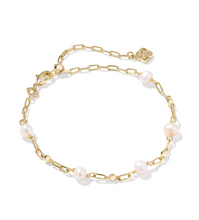 Load image into Gallery viewer, Kendra Scott Ashton Chain Bracelet with Pearls
